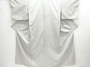 幾何学模様織り出し西陣お召着物